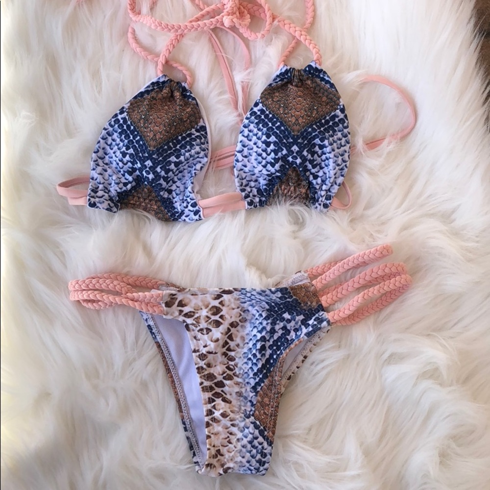 Brazilian Bikini - snake print
